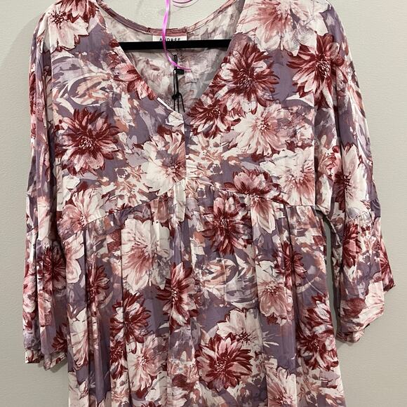 BNWT Andree by Unit Flower Shirt Size S - Picture 2 of 5